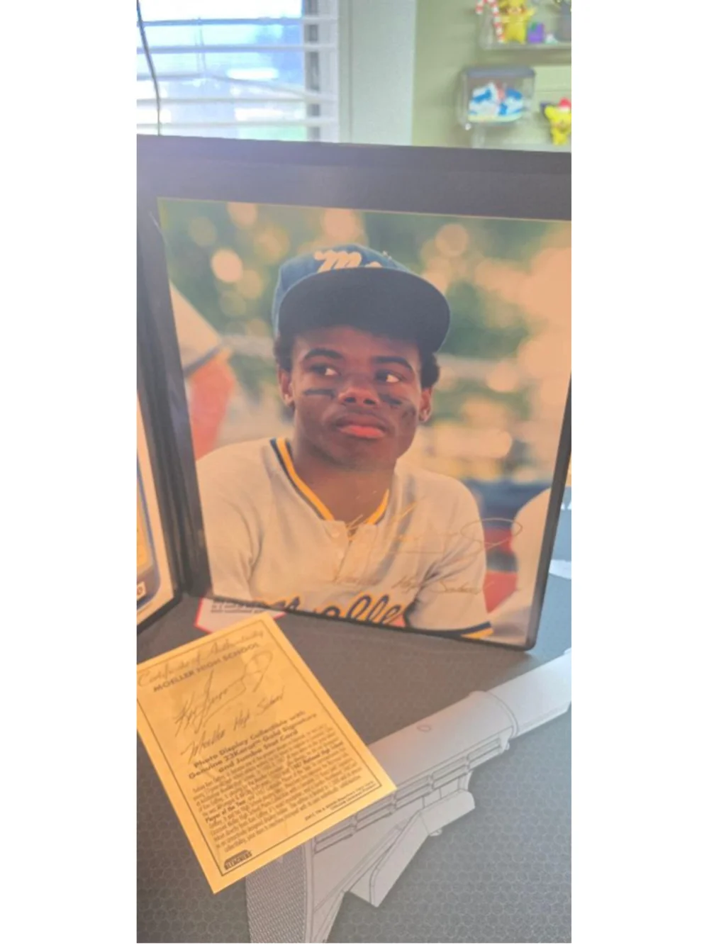 Bleachers Ken Griffey Jr. Moeller High School Trading Card Black Gold One S